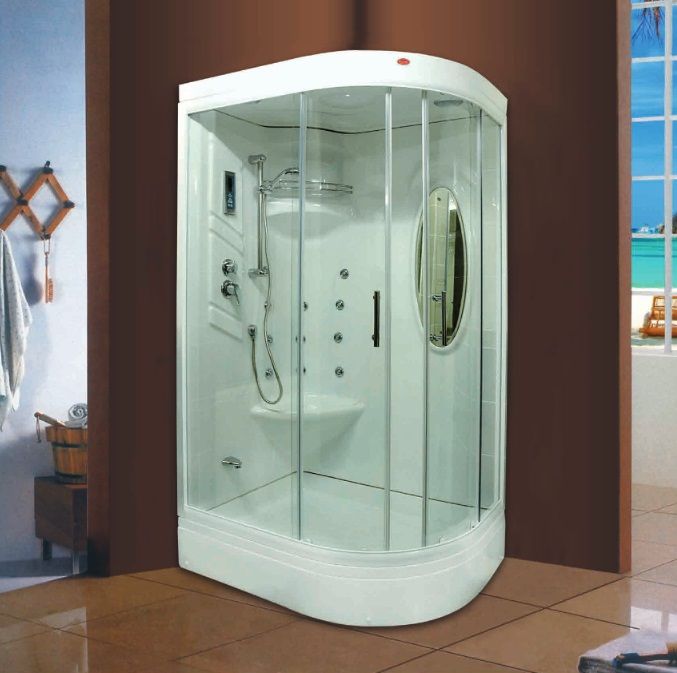90 x 120 AKRİLİK OVAL COMPACT DUŞAKABİN - SOL