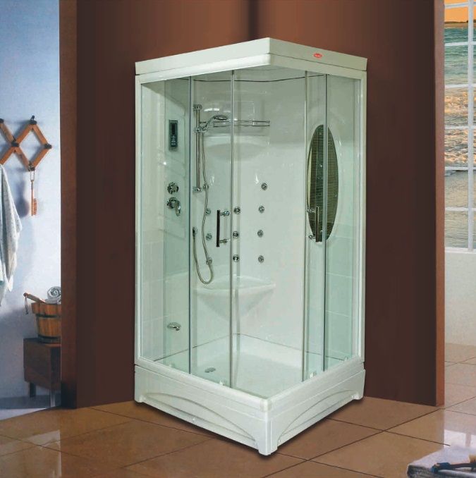 90 x 120 AKRİLİK KÖŞE COMPACT DUŞAKABİN - SOL